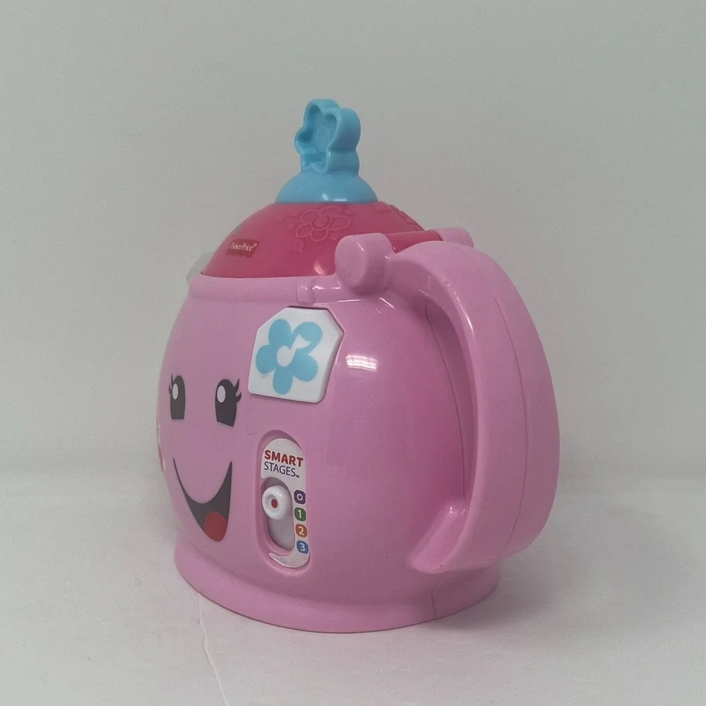 Fisher Price Pink Teapot Laugh and Learn  Sounds Sings Light Up Interactive Toys